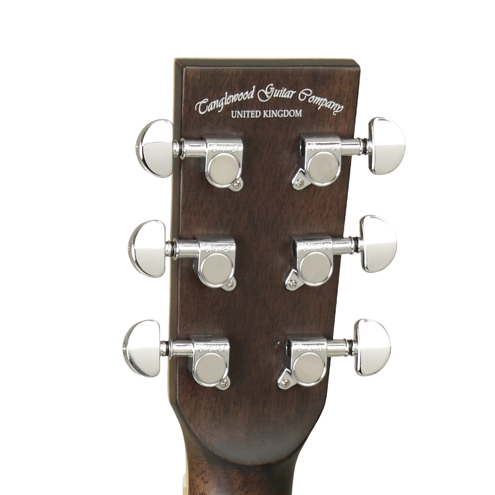Tanglewood TW5-E-AVB Solid Top Electro-Acoustic Guitar, Tanglewood Premium Plus Pickup, Autumn Vintage Burst Gloss
