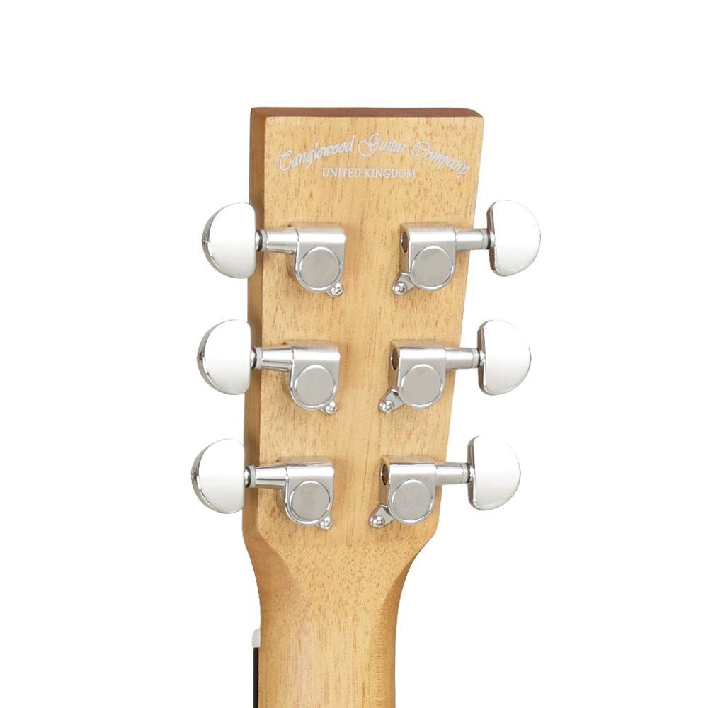 Tanglewood Roadster II TWR2 TE Semi-Acoustic Guitar, 6 Strings, Travel, Natural Satin Finish