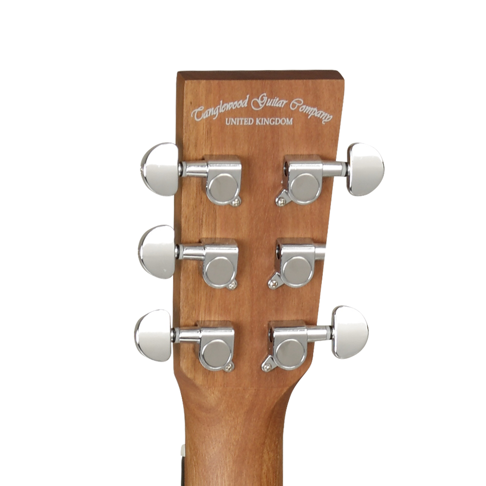 Tanglewood Roadster II TWR2 P Acoustic Guitar, 6 Strings, Parlour, Natural Satin Finish, Free Padded Bag