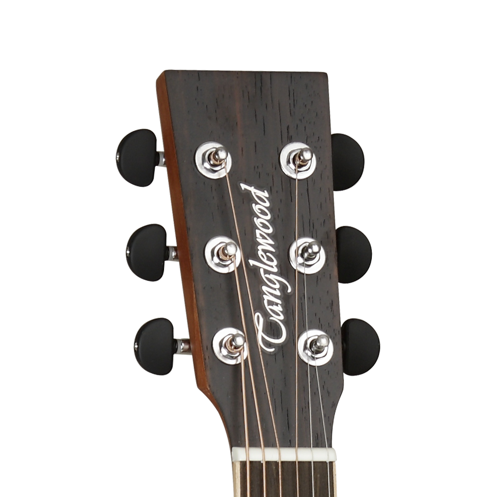 ebony wood dreadnought guitar
