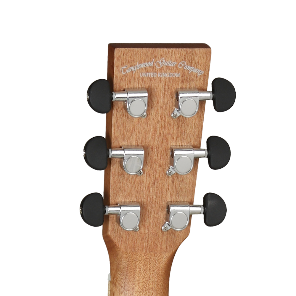 ebony wood dreadnought guitar
