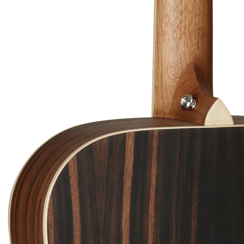 ebony wood dreadnought guitar