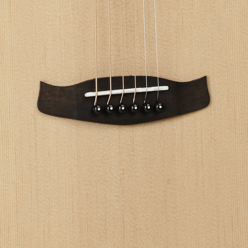 ebony wood dreadnought guitar