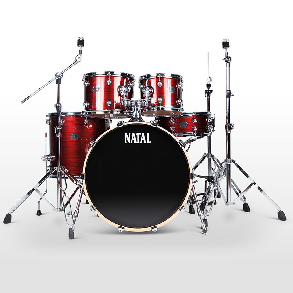 Natal KAR-UFX-RST Arcadia Drum Kit. UFX Configuration Red Strata