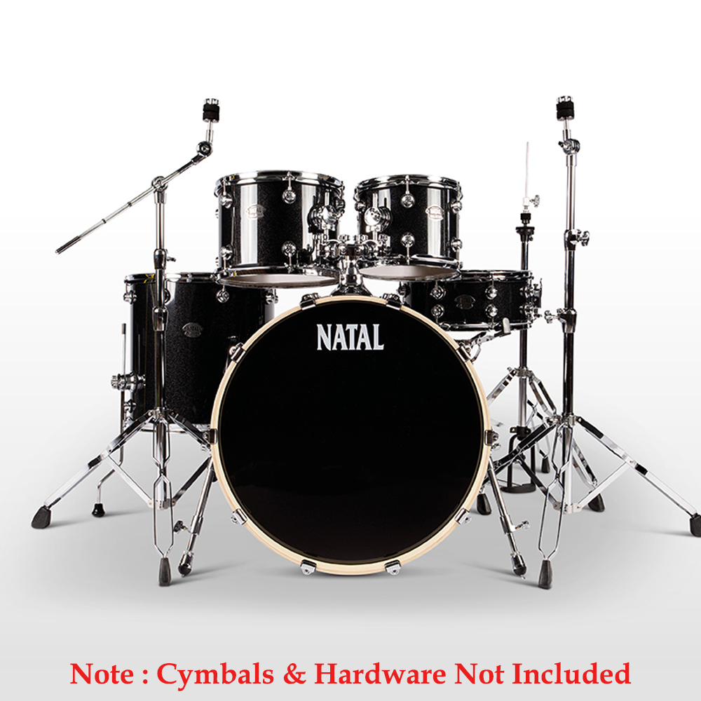 Natal KARB-UF22 BLS Arcadia Birch 5-Piece Shell Pack Acoustic Drum Kit Without Hardware & Cymbals
